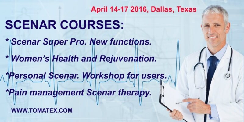Live SCENAR Training in the US, April 2016!!!