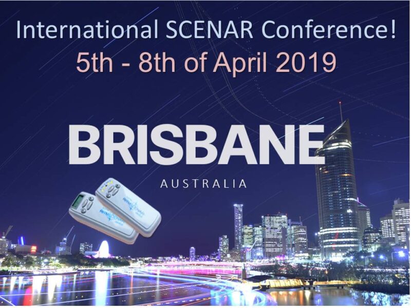 International SCENAR Conference poster for Brisbane, Australia 2019