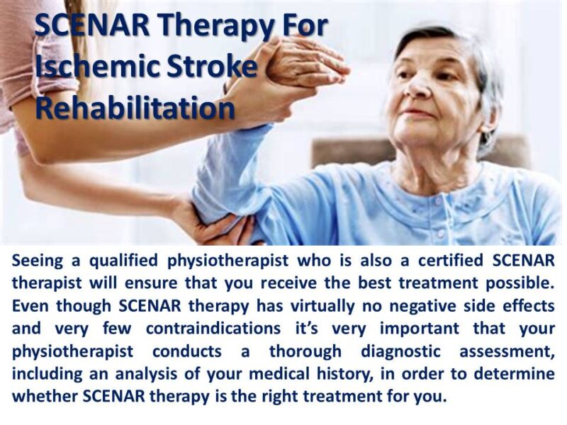 SCENAR therapy for ischemic stroke rehabilitation poster