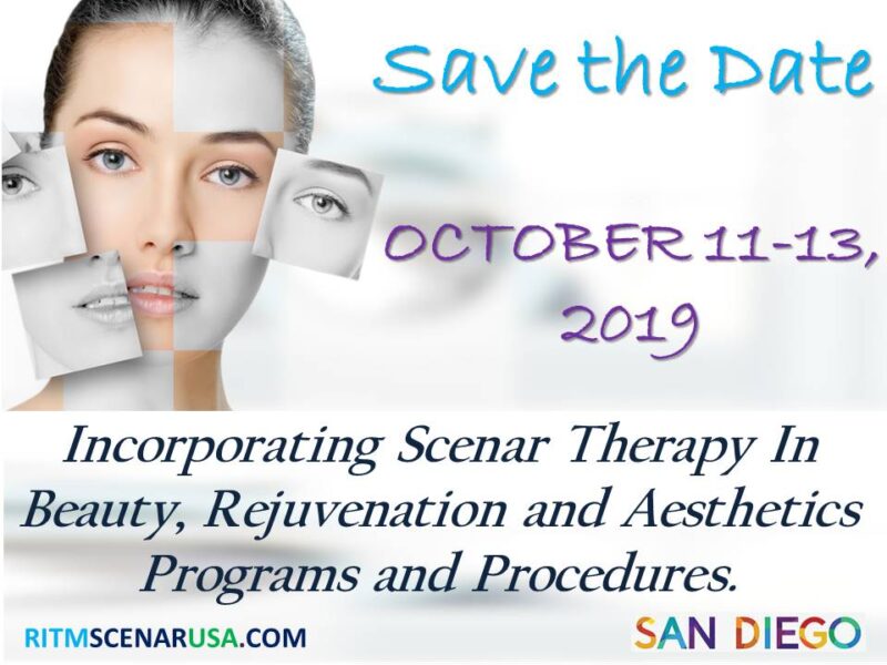 SCENAR therapy webinar announcement for beauty and aesthetics programs
