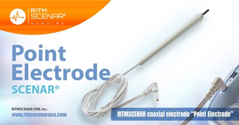 RITM SCENAR Point Electrode coaxial electrotherapy device