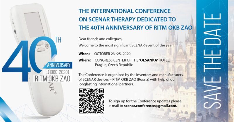SCENAR therapy conference celebrating 40 years of RITM OKB ZAO