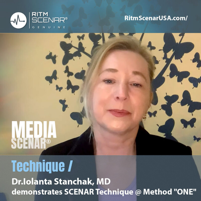 Dr. Iolanta Stanchak, MD demonstrating SCENAR Technique @ Method "ONE"