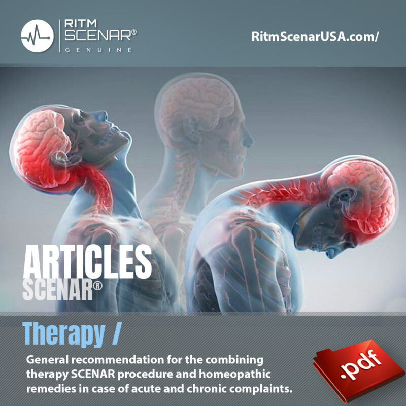 WHIPLASH General recommendation for the combining therapy SCENAR procedure