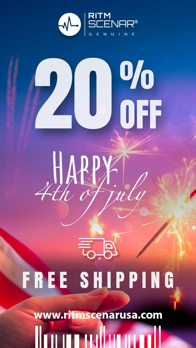 On America’s birthday, you get a gift of a 20% discount on all models of SCENAR devices