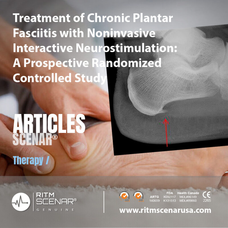 Treatment of Chronic Plantar Fasciitis with Noninvasive Interactive Neurostimulation: A Prospective Randomized Controlled Study