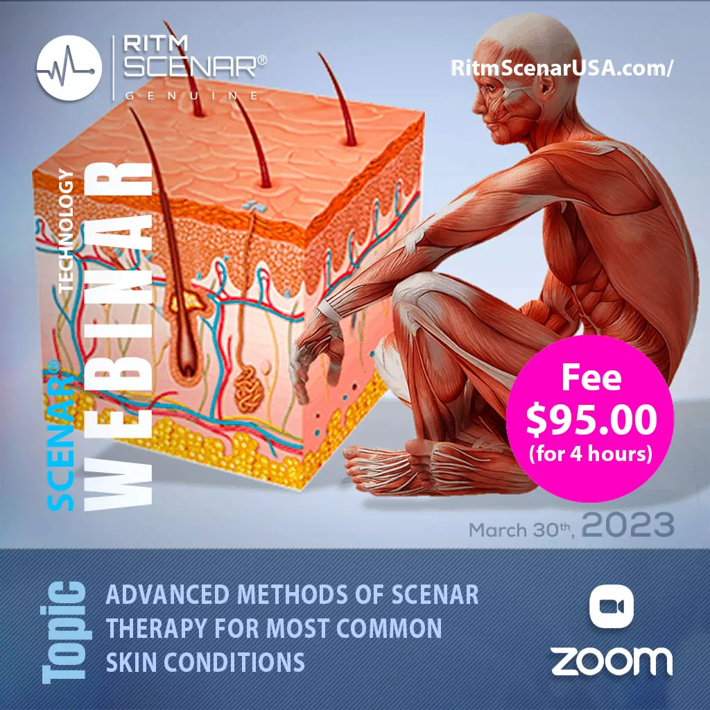 ADVANCED METHODS OF SCENAR THERAPY FOR MOST COMMON SKIN CONDITIONS. Scenar therapy.
