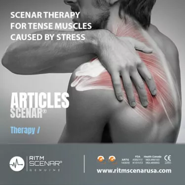 SCENAR THERAPY FOR TENSE MUSCLES CAUSED BY STRESS