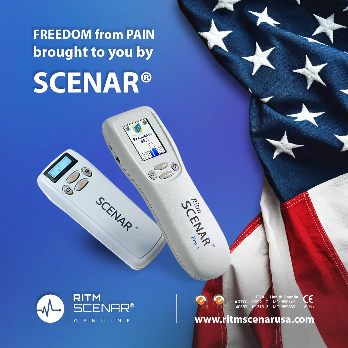 FREEDOM from PAIN brought to you by SCENAR®