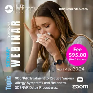 SCENAR Treatment to Reduce Various Allergy Symptoms and Reactions. SCENAR Detox Procedures.